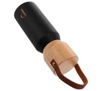 Manuelle hÃ¶lzerne PfeffermÃ¼hle mit Glasflasche zum Grillen