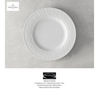 Villeroy & Boch, Manufacture Rock Blanc, Piatto Piano 27cm, Porcellana