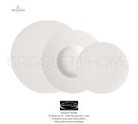 Manufacture Rock Blanc - Villeroy & Boch - Set Piatti 18 pezzi x 6 Persone