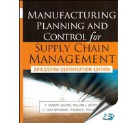 Manufacturing Planning and Control for Supply Chain Management [Lingua inglese]