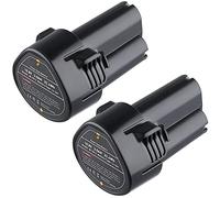 MANUFER Confezione da 2 batterie agli ioni di litio da 10,8 V, 3,0 Ah, per Makita 10,8 V, BL1013, BL1014, 194550-6, 194551-4, DF030D, DF330D, TD090D, ricambio per batteria Makita