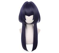 MANUKS Parrucca Anime Cosplay per Candace Parrucca,Purple Long Parrucca Capelli Sintetici,Halloween Costume Cosplay,per Festa Carnevale Natale