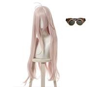 MANUKS Parrucca Anime Cosplay per Iruma MIU Parrucca,Long Pink Parrucca Capelli Sintetici,Halloween Costume Cosplay,per Festa Carnevale Natale