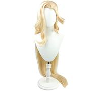 MANUKS Parrucca Anime Cosplay per La Signora Parrucca,Long Blonde Parrucca Capelli Sintetici,Halloween Costume Cosplay,per Festa Carnevale Natale