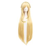 MANUKS Parrucca Anime Cosplay per Sonia Nevermind Parrucca,Blonde Long Parrucca Capelli Sintetici,Halloween Costume Cosplay,per Festa Carnevale Natale