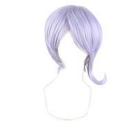 MANUKS Parrucca Anime Cosplay per Tojo Kirumi Parrucca,Short Grey Parrucca Capelli Sintetici,Halloween Costume Cosplay,per Festa Carnevale Natale