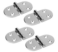 Manumarine Cerniere per barche in acciaio inox, cerniere per portello di grado marittimo, 7,6 x 4,1 cm, per porte di barche e yacht (4 pezzi)