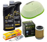Manutenzione 2L Olio Set per Yamaha Tt 350 1TJ 3GJ 86-95 Filtro Aria Candela