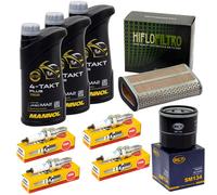 Manutenzione 3L Set per Honda CBF 600 PC43 2008-2013 Olio Filtro Aria Candela