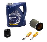 Manutenzione 4L Olio Set per Honda CB 500 CB500 1994-95 Filtro Aria Candele