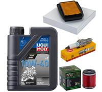 Manutenzione Candela Filtro Aria Olio 1L Set per Yamaha Yzf-R 125 Re 2014-18