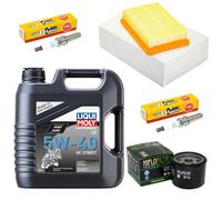Manutenzione Filtro Aria Olio 4L Set Candele per BMW R 1200 LC Rt Rs 13-18