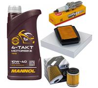 Manutenzione Filtro Olio 1L Set Aria Candela per Yamaha Yzf-R 125 Re 2008-13