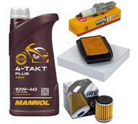Manutenzione Olio Set 1L Filtro Aria Candela per Yamaha Yzf-R 125 Re 2008-13