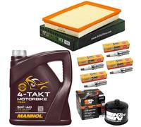 Manutenzione Olio Set 4L Filtro Aria Candela per BMW HP4 1000 K42 K60 2012-20