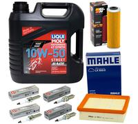 Manutenzione Olio Set 4L per KTM Adventure 1090 ABS 15-16 Filtro Aria Candela