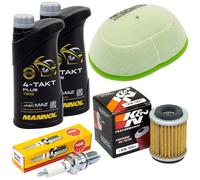 Manutenzione Olio Set per Yamaha Tt 350 1TJ 3GJ 86-95 2L Filtro Aria Candela