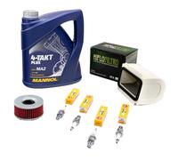 Manutenzione Pacchetto 4L Olio per Yamaha XJ 750 41Y 1984-85 Filtro Aria Candele