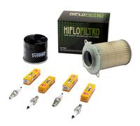 Manutenzione Set Filtro Aria Olio Candele per Suzuki GSX 750 Ar GSX750 1998-03