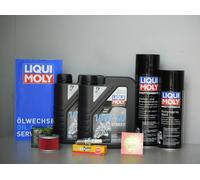 Manutenzione Set Honda NX 650 Dominator, Olio, Filtro Candele Service Ispezione