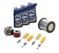 Manutenzione Set per Yamaha Fz 750 Genesis 85-94 Olio 3L Filtro Aria Candele