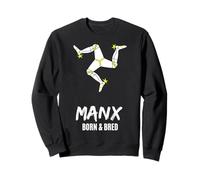 Manx Isola di Man Pride Heritage Souvenir Triskelion 3 Gambe Felpa