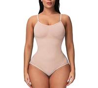 Manxing Body Modellante Donna Bodysuit Contenitive Intimo Guaina Contenitivo Shapewear Regolabile Dimagrante Snellente Shaper Senza Cuciture