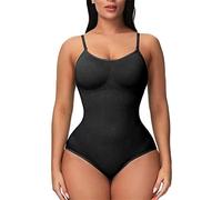 Manxing Body Modellante Donna Bodysuit Contenitive Intimo Guaina Contenitivo Shapewear Regolabile Dimagrante Snellente Shaper Senza Cuciture