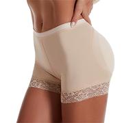 Manxing Donna Mutande Imbottite Pizzo Mutande Push Up Donna Glutei Elastica Intimo Modellante Cuscinetti Rimovibili Pantaloncini Senza Cuciture Body Shaper