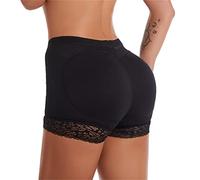 Manxing Donna Mutande Imbottite Pizzo Mutande Push Up Donna Glutei Elastica Intimo Modellante Cuscinetti Rimovibili Pantaloncini Senza Cuciture Body Shaper