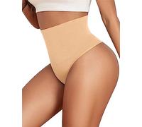 Manxing Guaina Contenitiva Donna Perizoma Modellante Pancia Piatta Intimo Modellante Vita Alta Mutande Contenitive Intimo Thong Shapewear Tanga