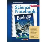 Many Glencoe Science Notebook For Biology Teacher`S Edition BOOK NUOVO