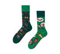 Many Mornings BBQ Time Calzini Mismatched, Multicolore, 39-42 Unisex-Adulto