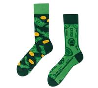 Many Mornings Calzini disuguali divertenti con segno del dollaro taglia 43-46 Divertente Idea Regalo Design The Dollar