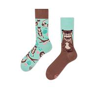 Many Mornings Otter Stories Calzini Non abbinati, Multicolore, 35-38 Unisex-Adulto