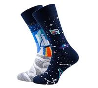 Many Mornings - Calzini unisex Space Trip Stampa Taglia unica