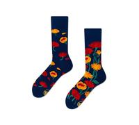 Many Mornings - Flower Power - Floral, Floreale - Mismatched Socks, multicolore, 35-38