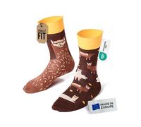 Many Mornings Fluffy Alpaca Calzini Non abbinati, Multi-Color, 35-38 Unisex-Adulto