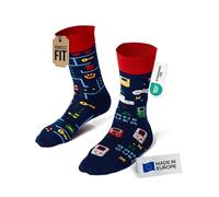 Many Mornings Game Over Calzini Non abbinati, 39-42 (Pacco da 2) Unisex-Adulto