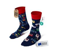 Many Mornings Game Over Calzino Non Corrispondente, Multi-Color, 35-38 Unisex-Adulto