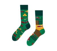 Many Mornings - Happy Harvest - Felice raccolto - Calzini Mismatched - Bauer, trattori, Happy Harvest, 35-38