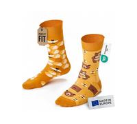 Many Mornings Honey Bear Calzini Non abbinati, Multicolore, 39-42 (Pacco da 2) Unisex-Adulto