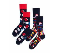 Many Mornings Pacco Doppio Calzini Unisex Vari Motivi