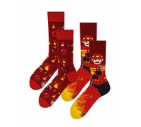 Many Mornings Pacco Doppio Calzini Unisex Vari Motivi