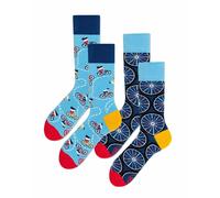 Many Mornings Pacco Doppio Calzini Unisex Vari Motivi