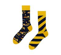 Many Mornings Sock The Builder Calzini Non abbinati, Multi-Color, 39-42 Unisex-Adulto