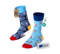 Many Mornings The Bicycles Calzini Non abbinati, Multi-Color, 39-42 Unisex-Adulto