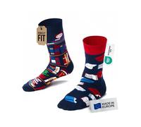 Many Mornings The Book Story Calzini Non abbinati, Multi-Color, 43-46 Unisex-Adulto