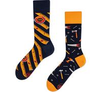 Many Mornings The Handyman Calzini Non abbinati, Multicolore, 43-46 Unisex-Adulto