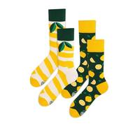 Many Mornings The Lemons Calzini multicolori con motivo al limone, frutta, vitamine, lime (39-42)